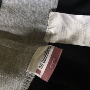 No Boundaries side sinched black shorts